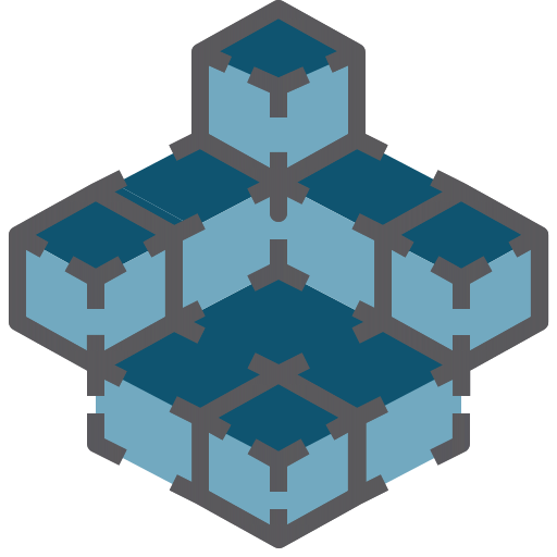 cadena de bloques Generic Flat icono