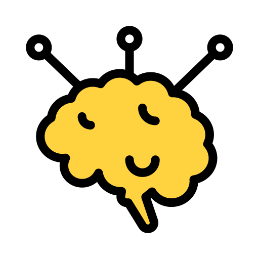 Mind Vector Stall Lineal Color icon