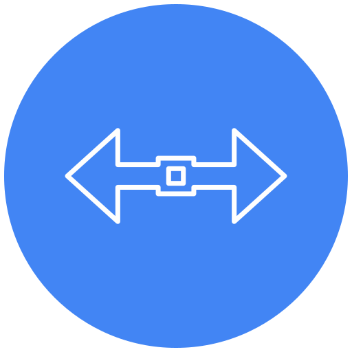 flecha doble Generic Flat icono