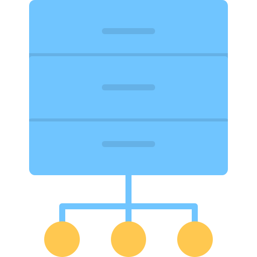 base de données Generic Flat Icône