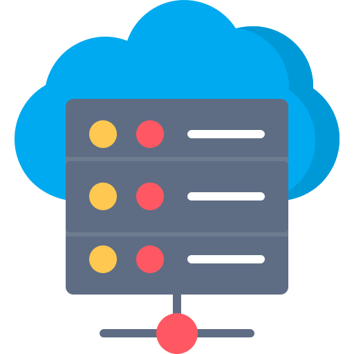 base de données cloud Generic Flat Icône