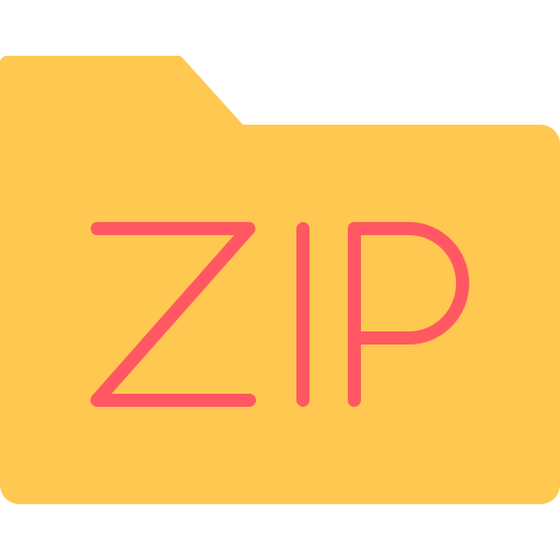 folder zip Generic Flat ikona