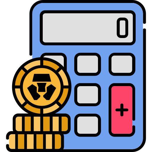 kalkulator walutowy Generic Outline Color ikona