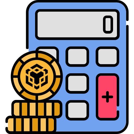 calculadora de moneda Generic Outline Color icono