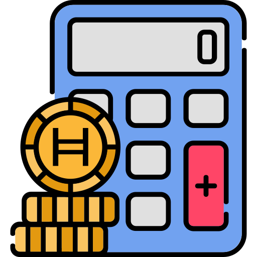 Currency calculator Generic Outline Color icon