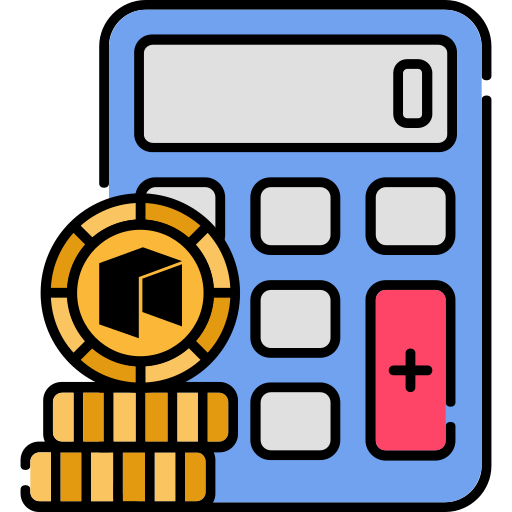calculatrice de devises Generic Outline Color Icône