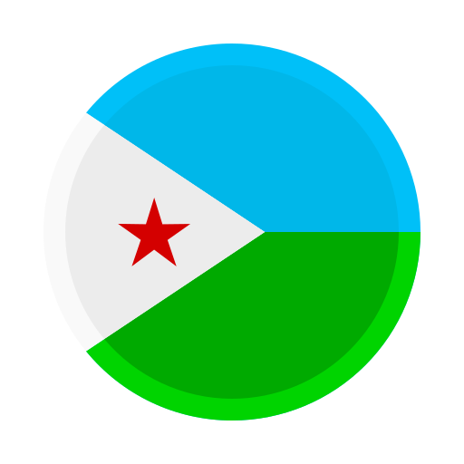 djibouti Generic Flat icoon