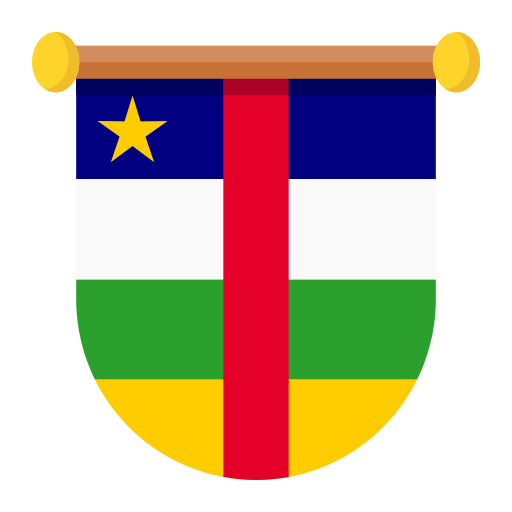 república centroafricana Generic Flat icono