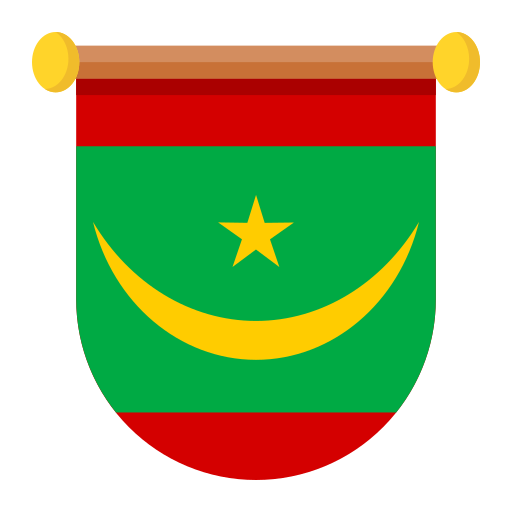 mauritanië Generic Flat icoon