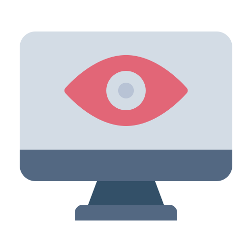 spyware Generic Flat icona