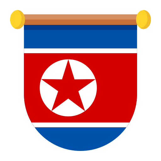 North Korea Generic Flat icon