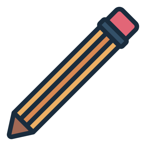 鉛筆 Generic Outline Color icon