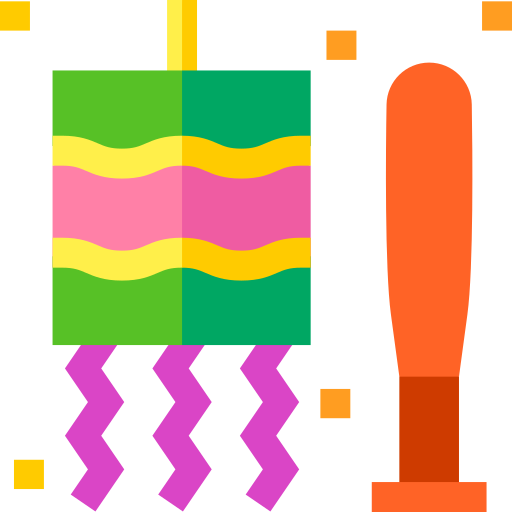 piñata Basic Straight Flat icono