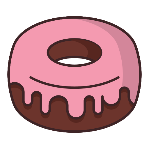 donut edt.im Lineal color icoon
