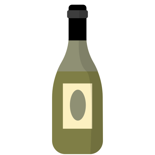 białe wino Generic Flat ikona