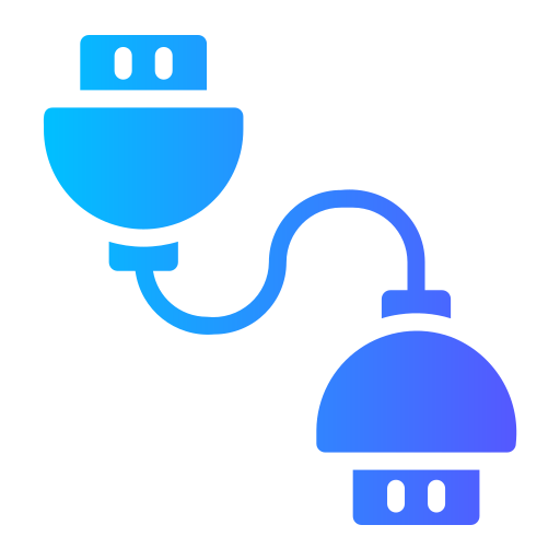 Hdmi Generic Flat Gradient icon