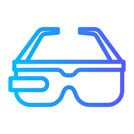 virtuele bril Generic Gradient icoon