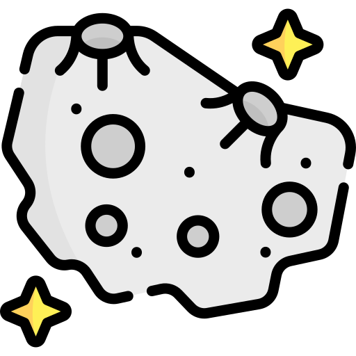 asteroid Special Lineal color icon