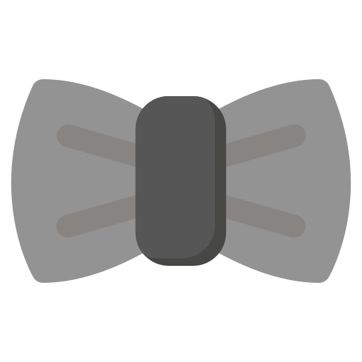vlinderdas Generic Flat icoon