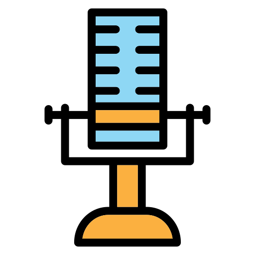 microfono Generic Outline Color icona