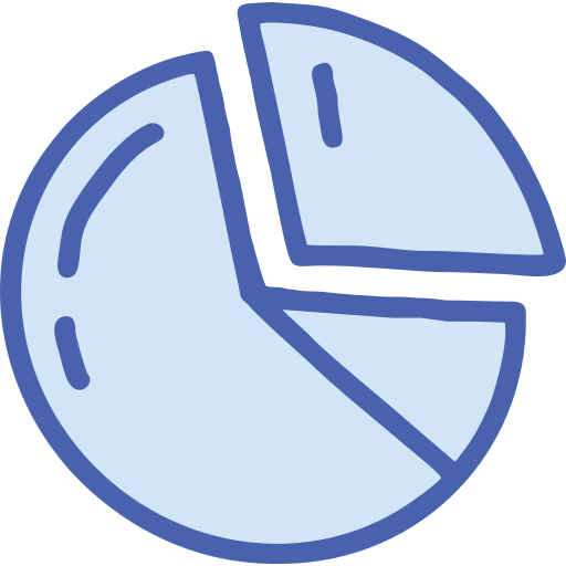 statistiek Generic Blue icoon