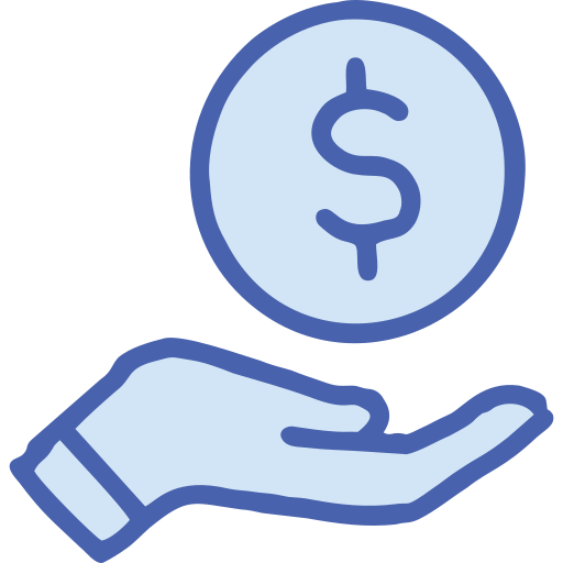 Revenue Generic Blue icon