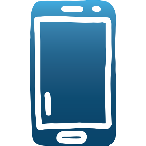 smartfon Generic Flat Gradient ikona
