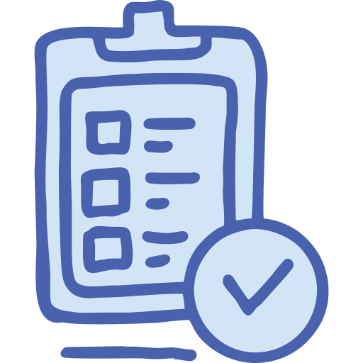 Assessment Generic Blue icon