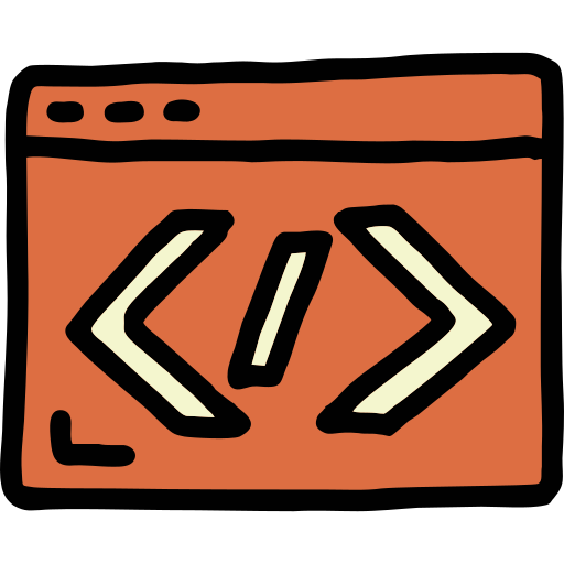 Code Generic Hand Drawn Color icon