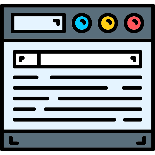 ウェブ Generic Outline Color icon