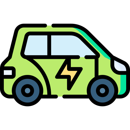 Electric Car Special Lineal color icon