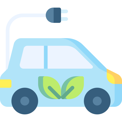 grünes auto Special Flat icon