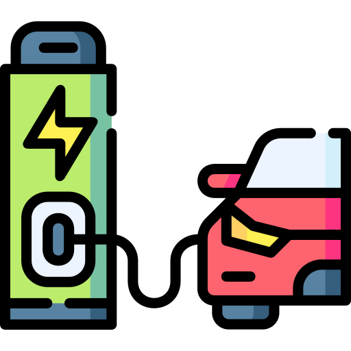 charging station Special Lineal color icon