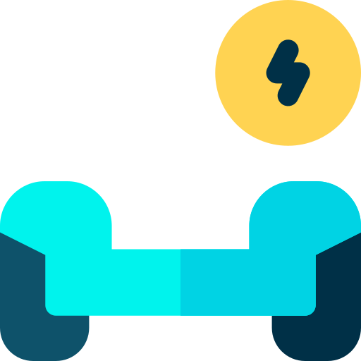 Hoverboard Basic Rounded Flat icon