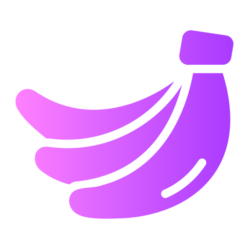 바나나 Generic Flat Gradient icon