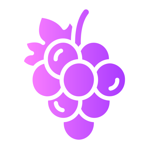 druiven Generic Flat Gradient icoon