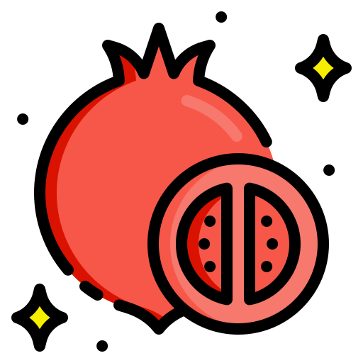 Pomegranate Generic Detailed Outline icon