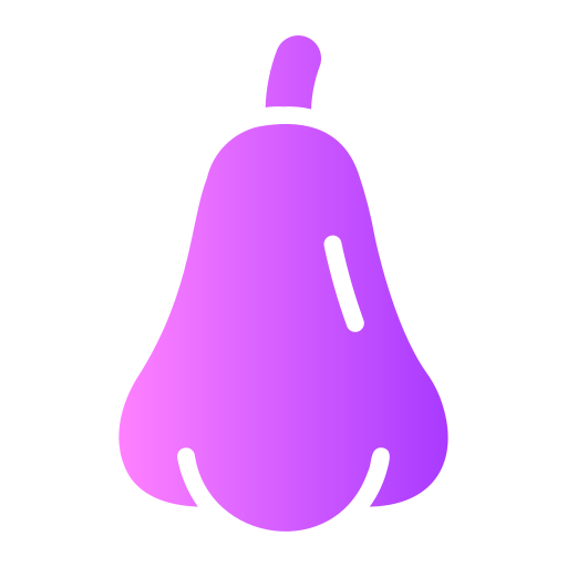 roze appel Generic Flat Gradient icoon