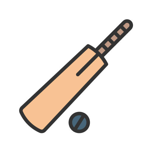 Cricket Generic Outline Color icon