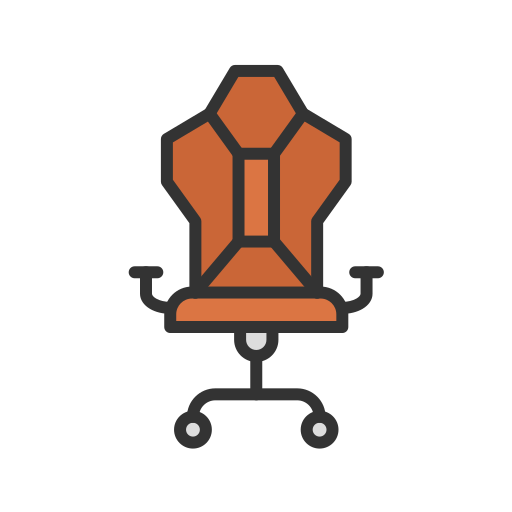 게임 의자 Generic Outline Color icon