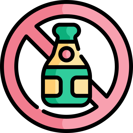 No drinks Kawaii Lineal color icon