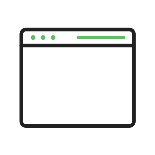 ウェブブラウザ Generic Outline Color icon