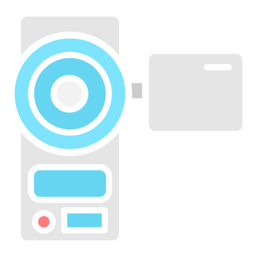 kamera handycam Generic Flat ikona