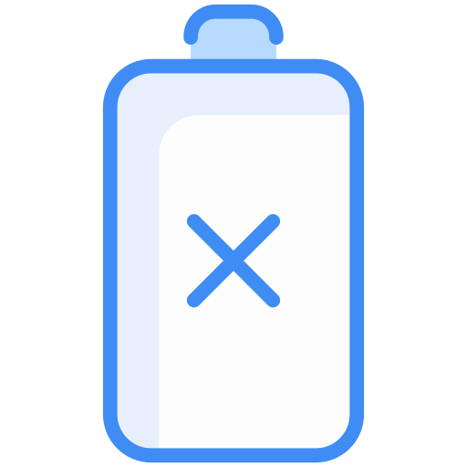 Разряженная батарея Generic Blue иконка