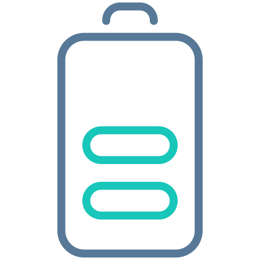 batterie level Generic Outline Color icon