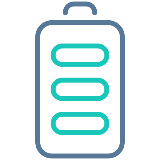 batterij vol Generic Outline Color icoon