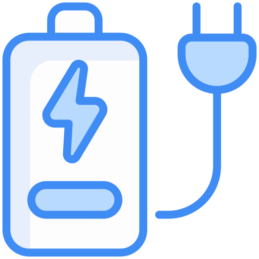 Battery charge Generic Blue icon