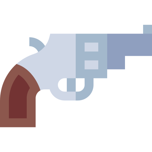 Gun Basic Straight Flat icon