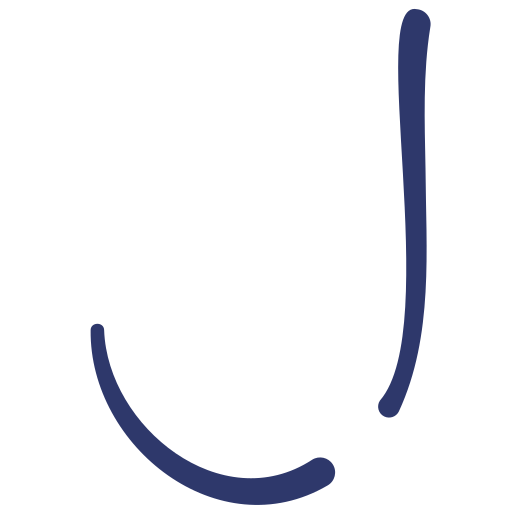文字j Basic Hand Drawn Lineal Color icon