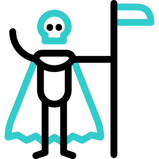 Skeleton Basic Accent Outline icon